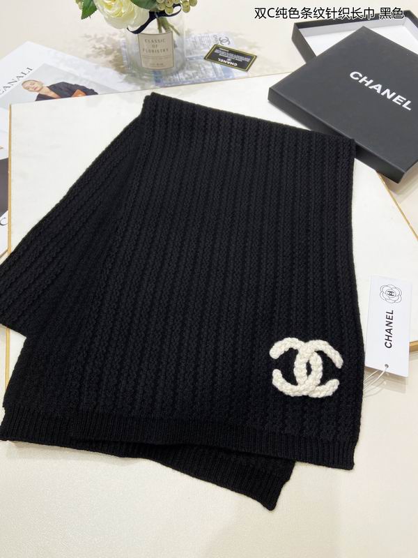 Chanel Scarf 100%羊绒 E20 (9)
