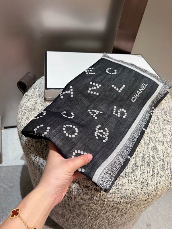 Chanel Scarf 140X140cm E35 (6)