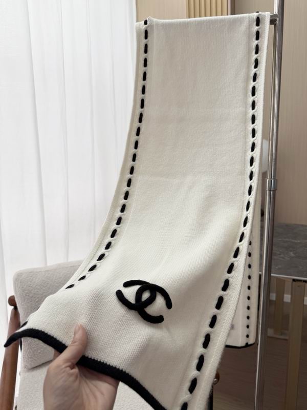 Chanel Scarf 32X180cm 100%羊绒 E26 (11)