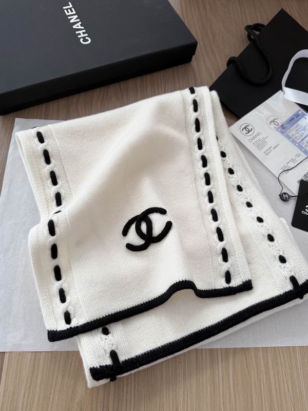 Chanel Scarf 32X180cm 100%羊绒 E26 (13)