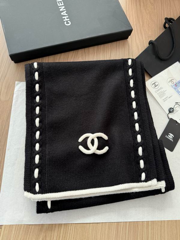 Chanel Scarf 32X180cm 100%羊绒 E26 (6)