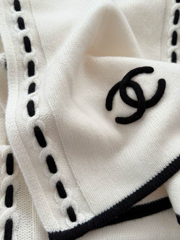 Chanel Scarf 32X180cm 100%羊绒 E26 (9)