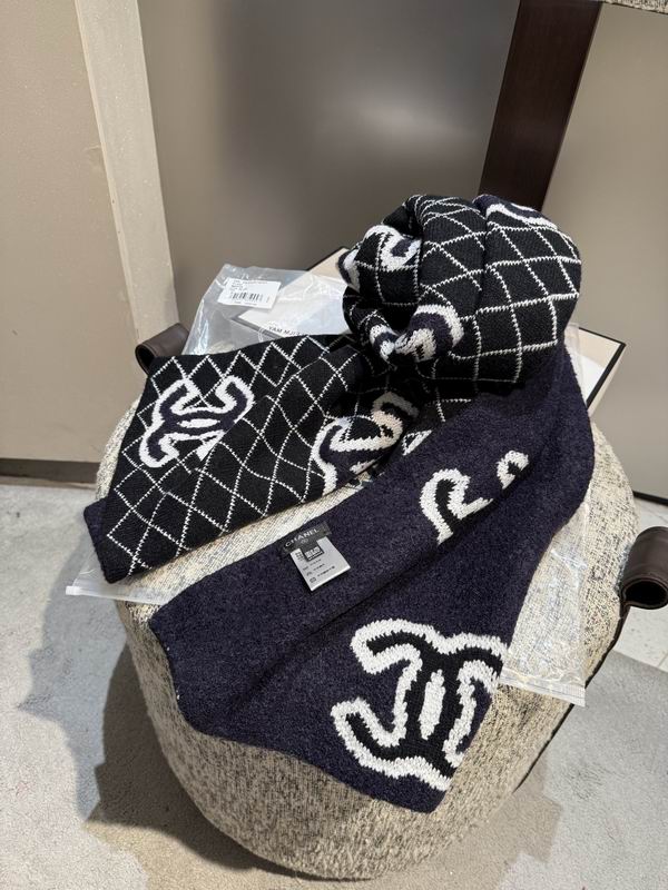 Chanel Scarf 35X180cm 100%羊绒 E50 (10)