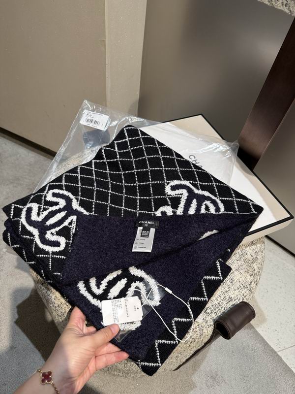Chanel Scarf 35X180cm 100%羊绒 E50 (12)