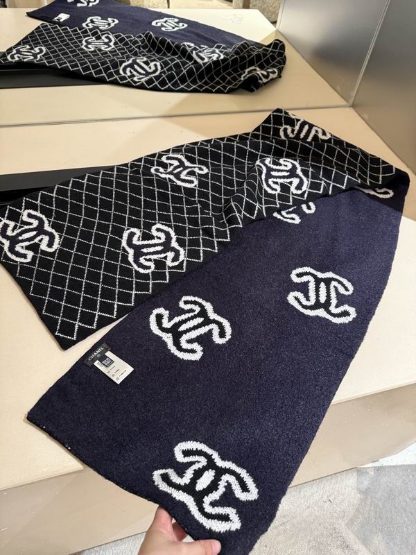 Chanel Scarf 35X180cm 100%羊绒 E50 (14)