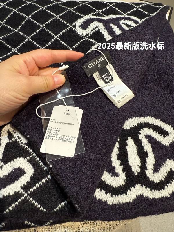 Chanel Scarf 35X180cm 100%羊绒 E50 (16)