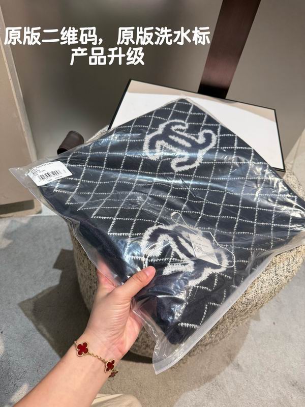 Chanel Scarf 35X180cm 100%羊绒 E50 (17)