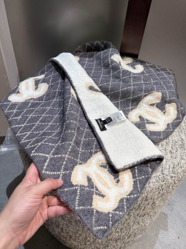 Chanel Scarf 35X180cm 100%羊绒 E50 (20)