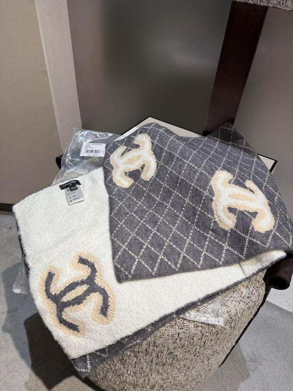 Chanel Scarf 35X180cm 100%羊绒 E50 (23)