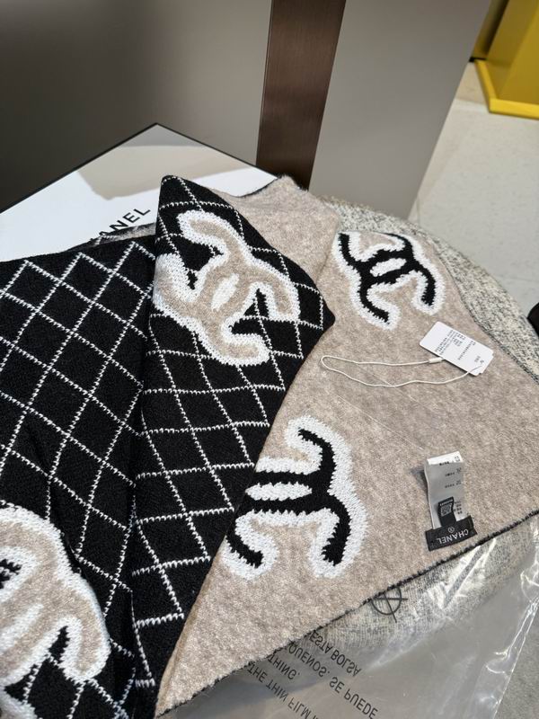 Chanel Scarf 35X180cm 100%羊绒 E50 (3)