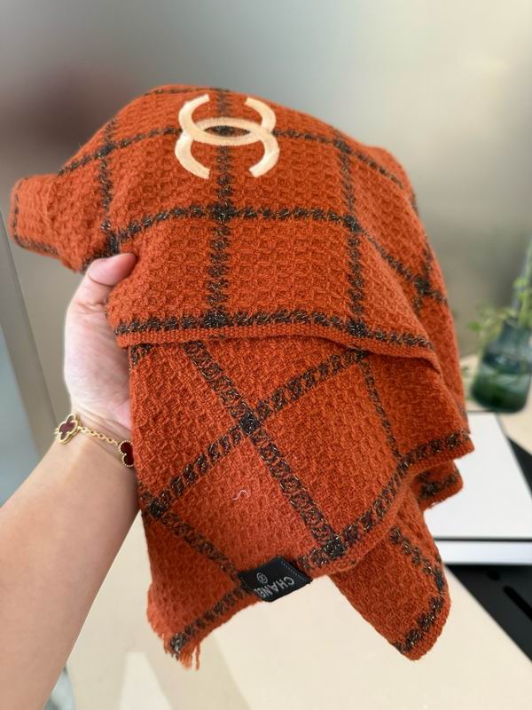 Chanel Scarf 35X190cm 100%羊绒 E108 (4)