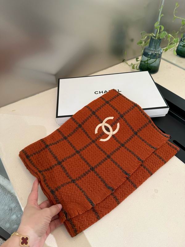 Chanel Scarf 35X190cm 100%羊绒 E108 (6)