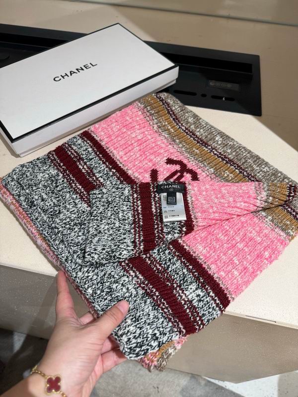 Chanel Scarf 35X190cm E32 (6)