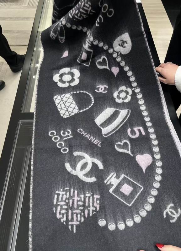 Chanel Scarf 50X200cm E40 (3)