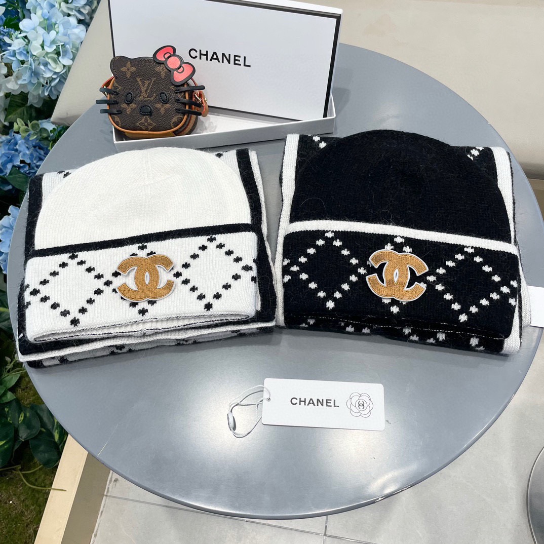 Chanel Scarf Hat (423)