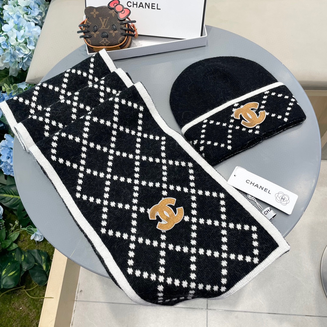 Chanel Scarf Hat (435)