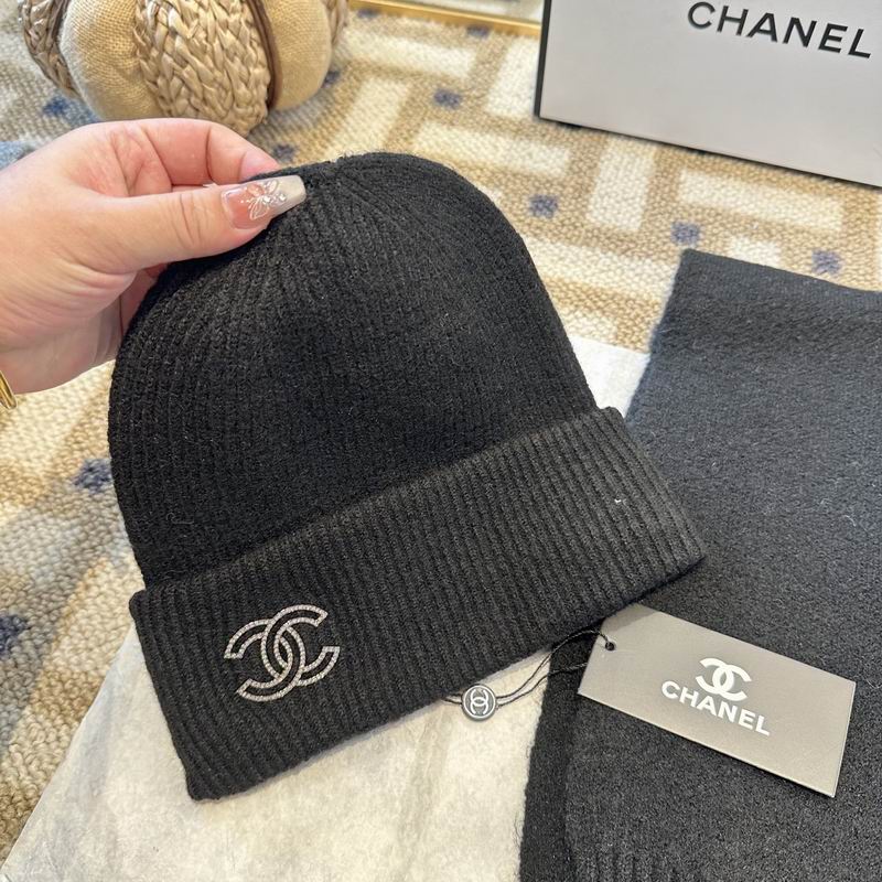 Chanel Scarf Hat Gloves (14)
