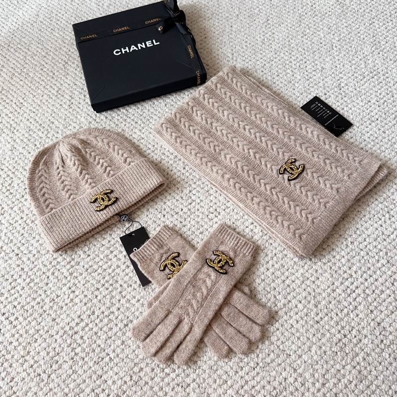 Chanel Scarf Hat Gloves (146)