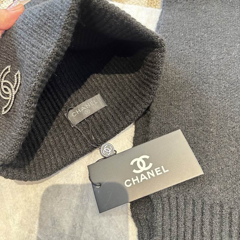 Chanel Scarf Hat Gloves (15)