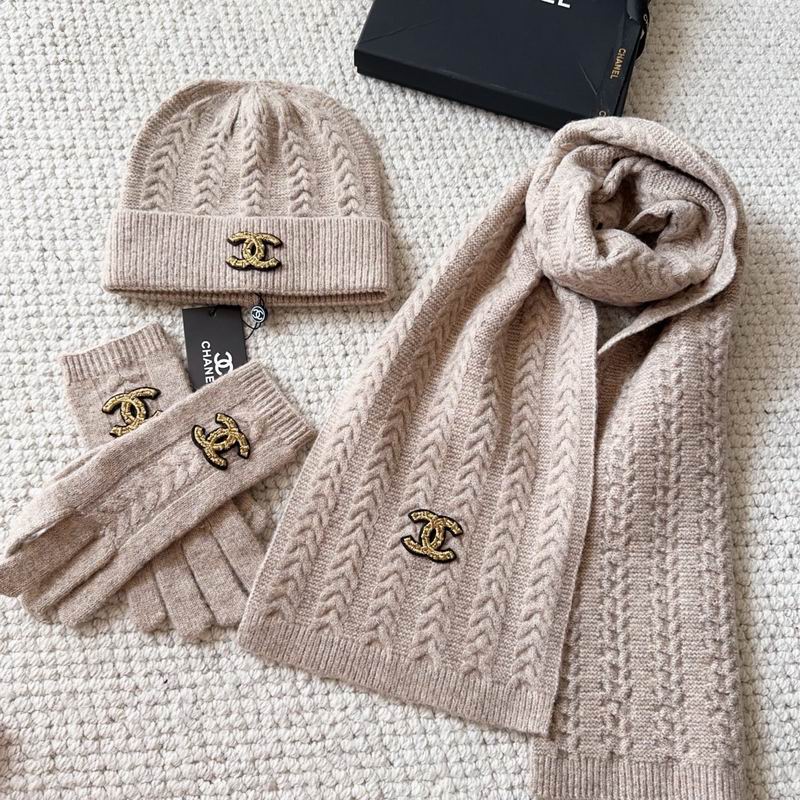 Chanel Scarf Hat Gloves (151)