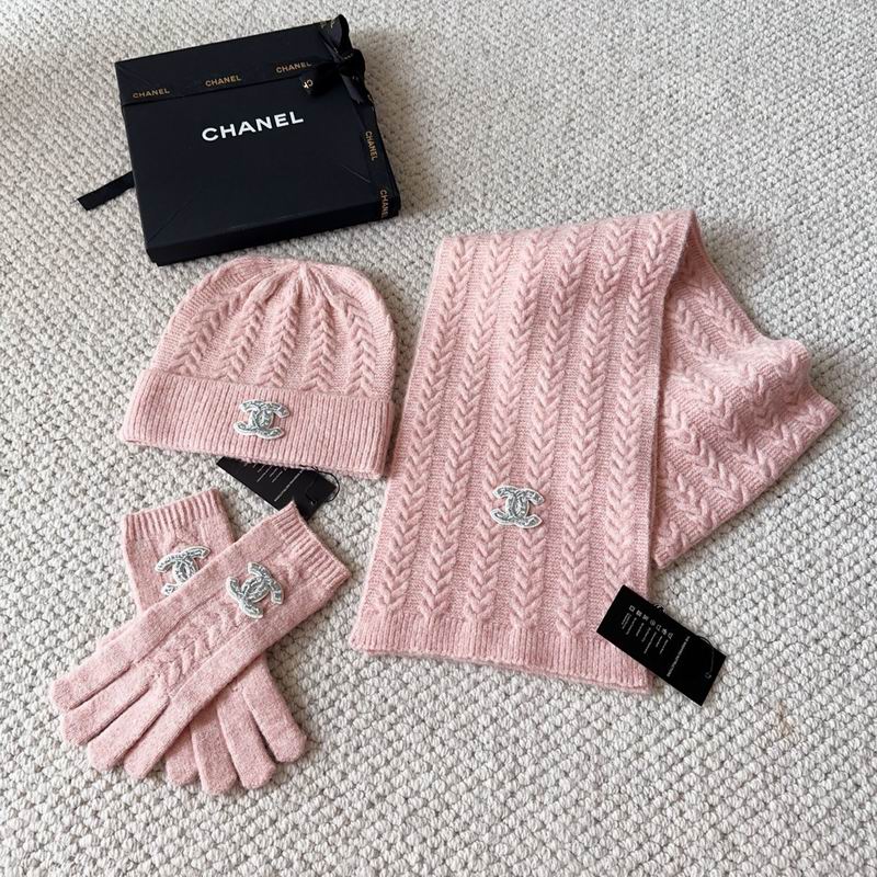 Chanel Scarf Hat Gloves (173)