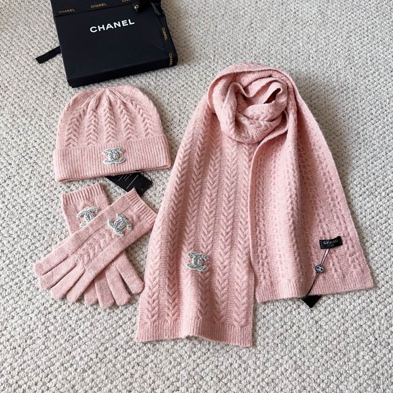 Chanel Scarf Hat Gloves (177)