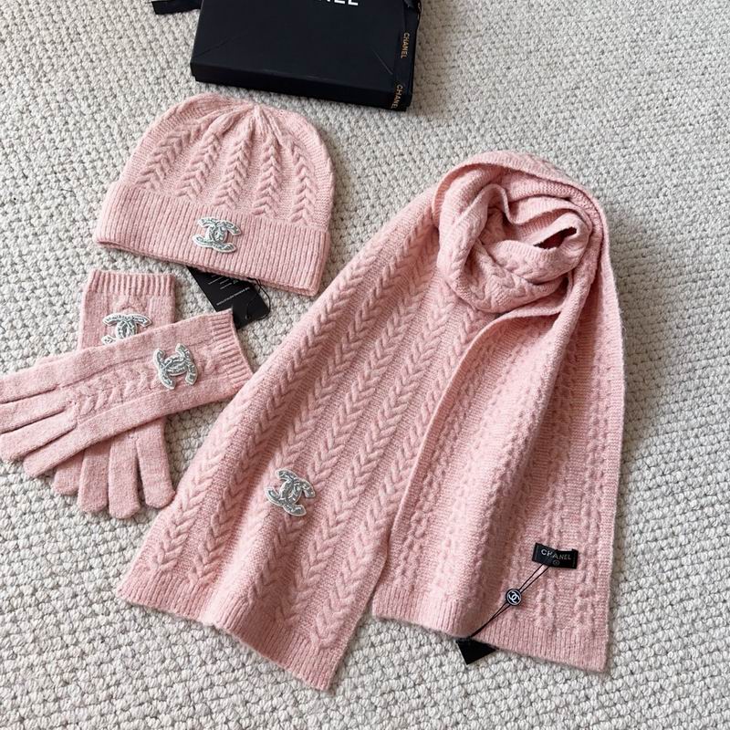 Chanel Scarf Hat Gloves (178)