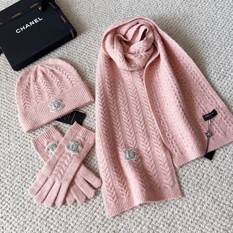 Chanel Scarf Hat Gloves (179)