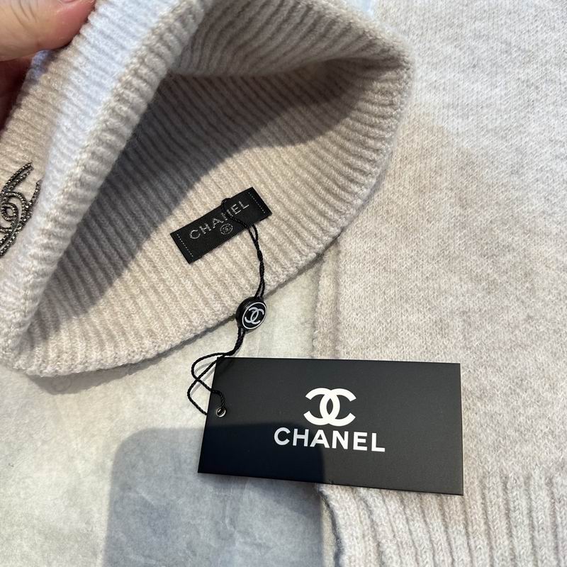 Chanel Scarf Hat Gloves (33)
