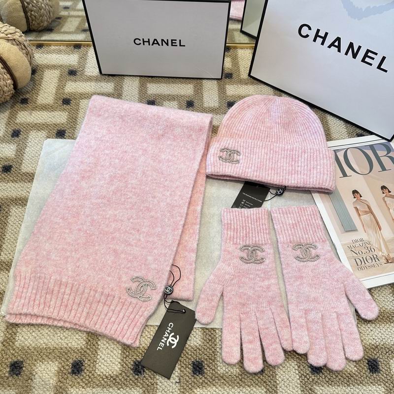 Chanel Scarf Hat Gloves (45)