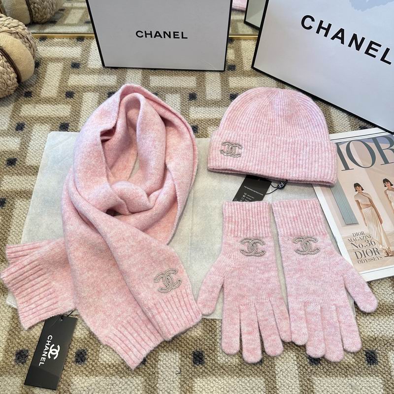 Chanel Scarf Hat Gloves (47)