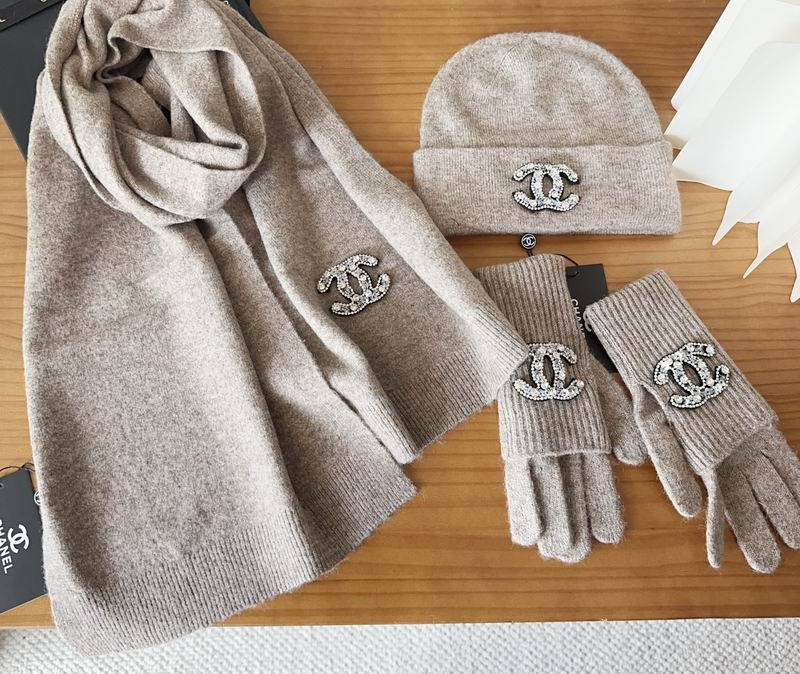 Chanel Scarf Hat Gloves (52)