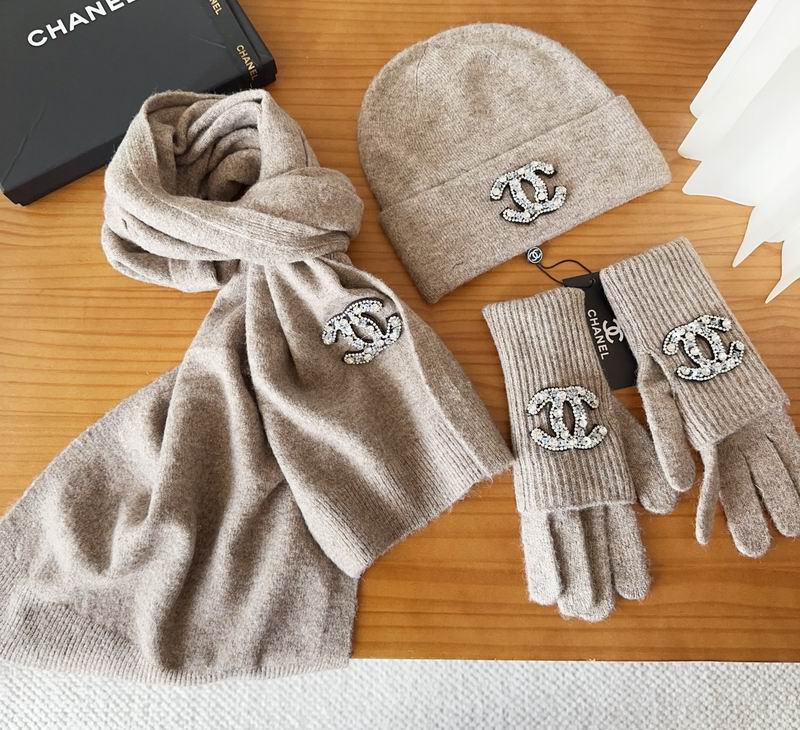Chanel Scarf Hat Gloves (54)
