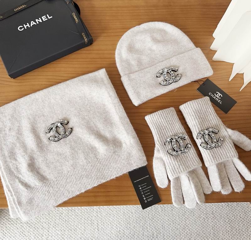 Chanel Scarf Hat Gloves (66)