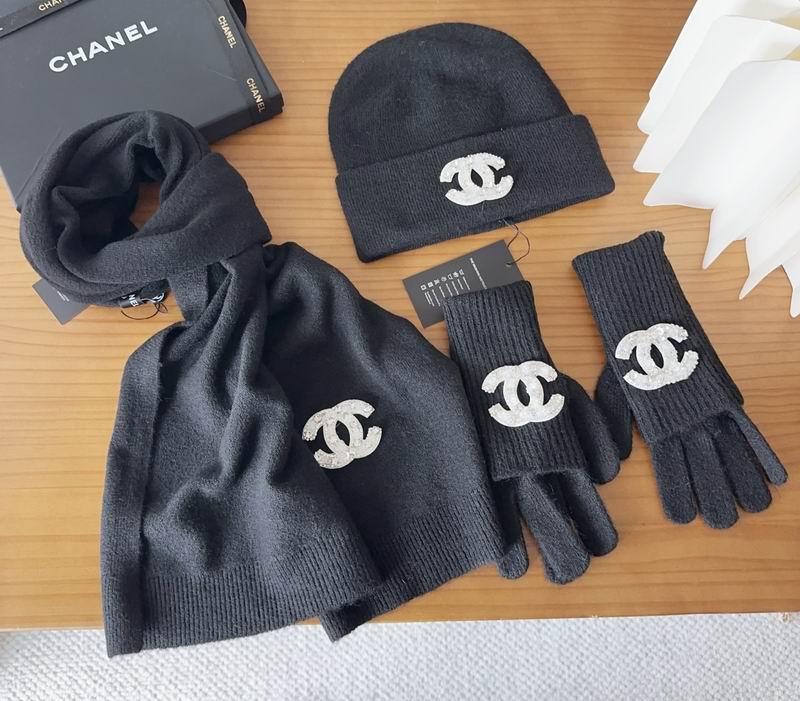 Chanel Scarf Hat Gloves (78)
