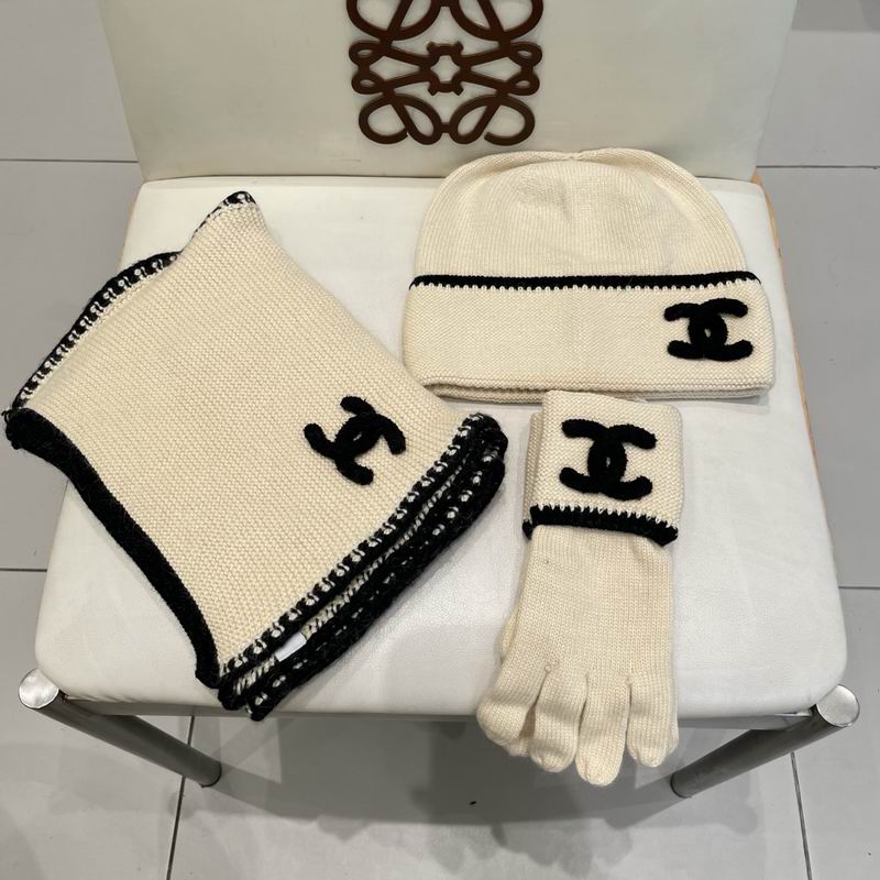 Chanel Scarf Hat Gloves (96)