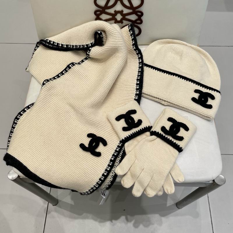 Chanel Scarf Hat Gloves (97)