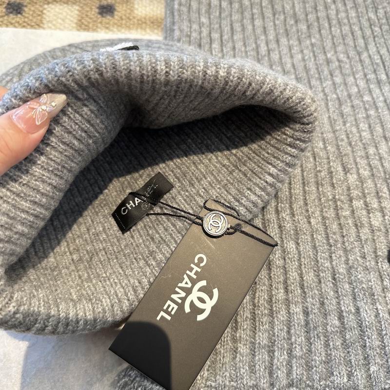 Chanel Scarf Hat Gloves  (214)