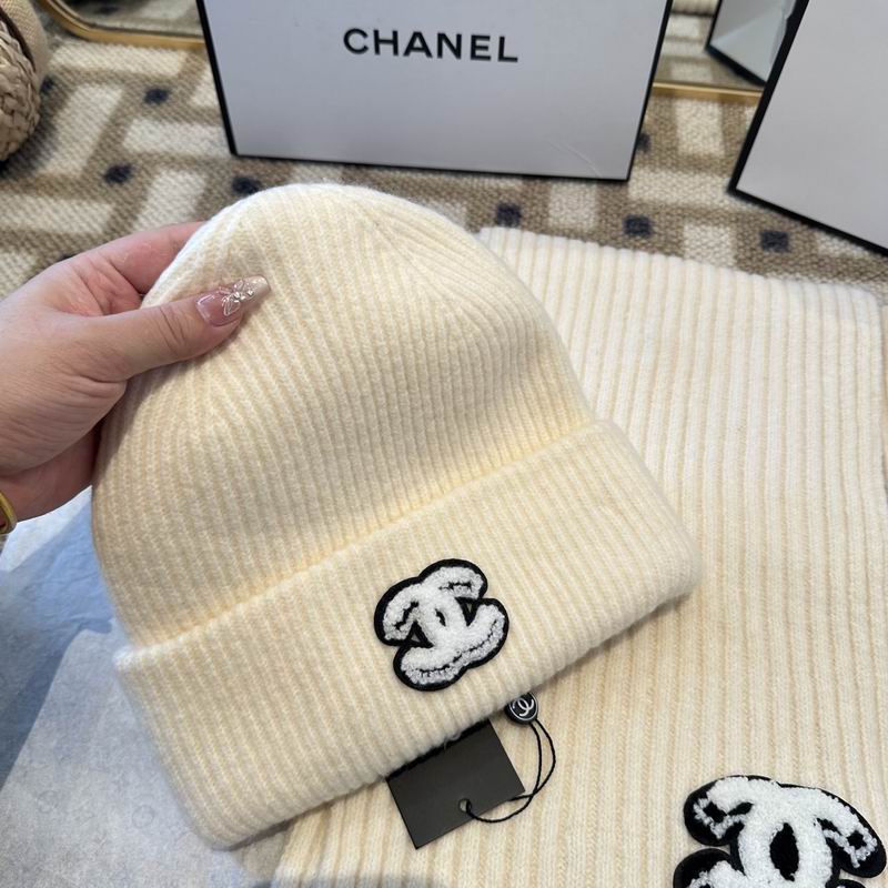 Chanel Scarf Hat Gloves  (222)