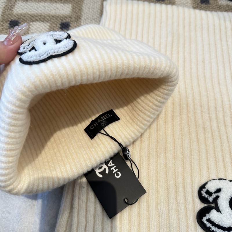 Chanel Scarf Hat Gloves  (223)
