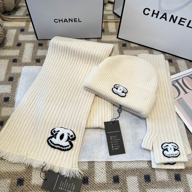 Chanel Scarf Hat Gloves  (226)