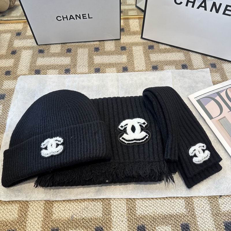 Chanel Scarf Hat Gloves  (230)