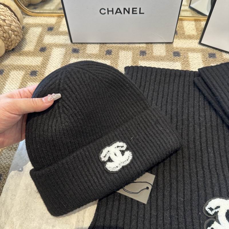 Chanel Scarf Hat Gloves  (232)
