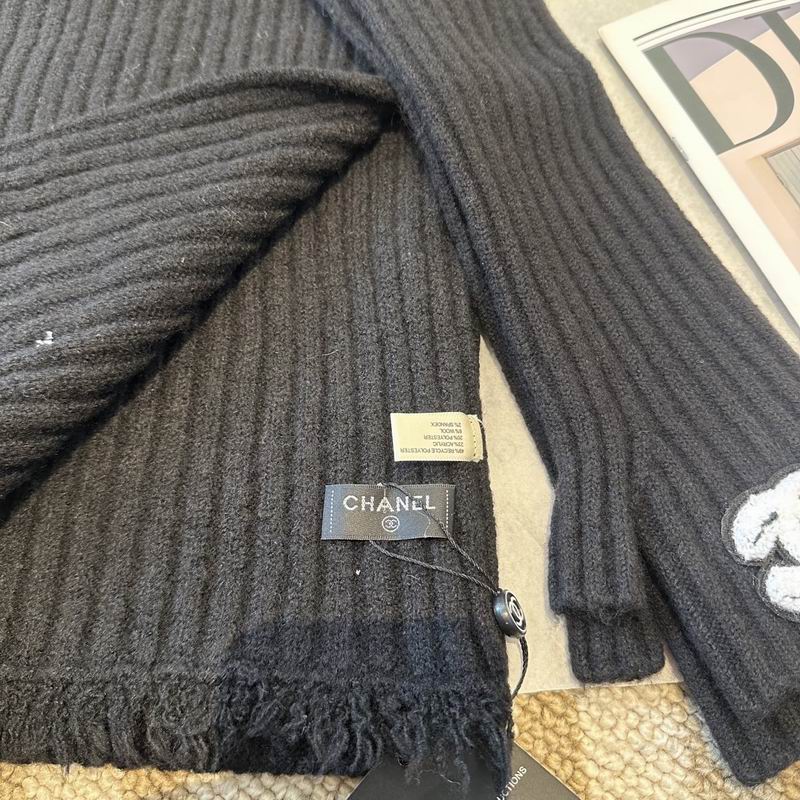 Chanel Scarf Hat Gloves  (235)