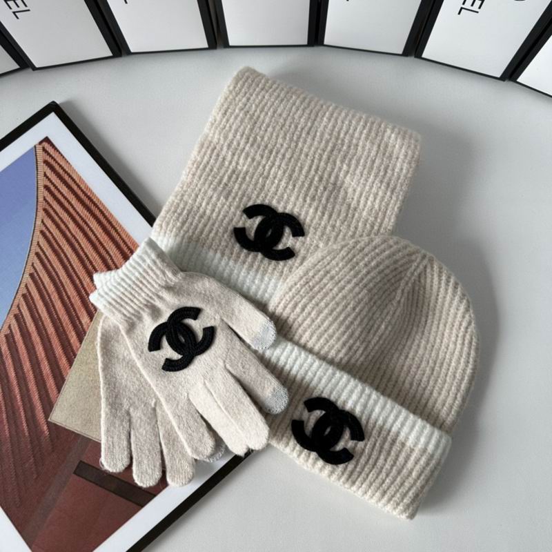 Chanel Scarf Hat Gloves  (248)