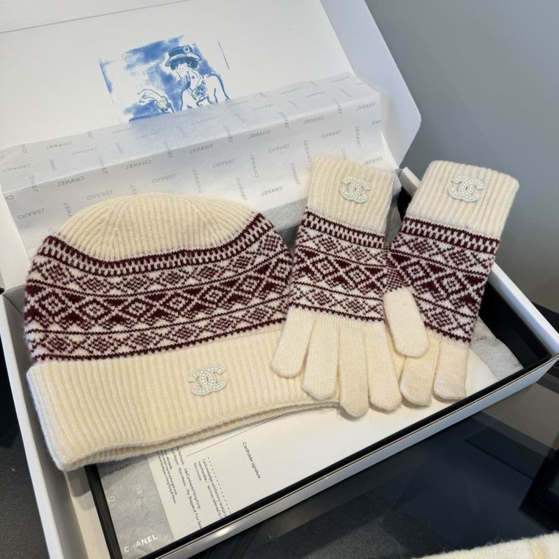 Chanel Scarf Hat Gloves dx (15)