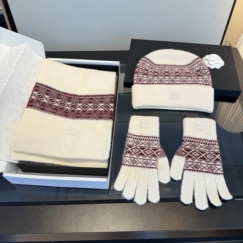 Chanel Scarf Hat Gloves dx (19)