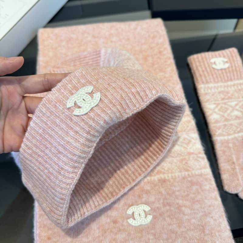 Chanel Scarf Hat Gloves dx (24)
