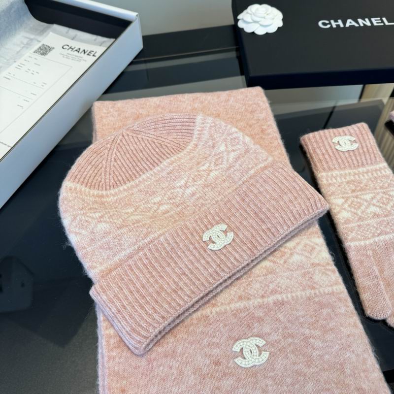 Chanel Scarf Hat Gloves dx (26)