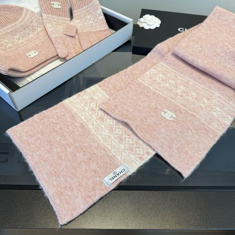 Chanel Scarf Hat Gloves dx (28)
